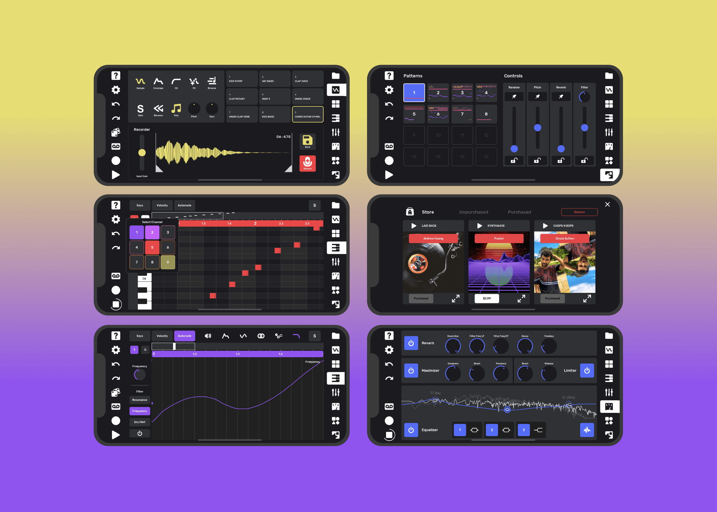 Flip para iOS, la app de Andrew Huang para crear música rápidamente a partir de samples Hispasonic